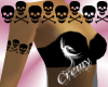 &curren;C&curren;  Arm tatoo skull