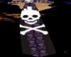 purple punk tie