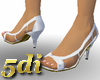 White open pumps