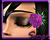 Sparkling purple flower