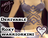 DERIVABLE ROXY body shape warrior bikini