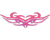 Pink Tribal Tattoo
