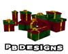 PB Gift Boxes Red/Green