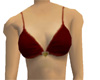 Chocolate Red Bikini Top