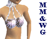 *MM* White Mermaid Top - shells