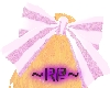 ~RP~ Pink stipes bow