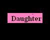 Daughter Sticker Pink