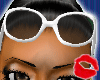 [LF]White 2in1Sunglasses
