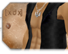 [XDX] Black Cut Hoodie
