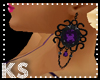 {K} Purple Stone /black