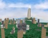 City hang gliding