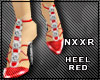 NR-SHP HEELS RED