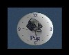 pug wall clock