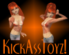 *KAT* Orange LS Top