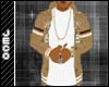 Beige Baseball Jacket