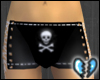 Laced Skull Shorts