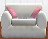Beautiful whi/pink chair