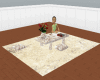 Kiss Table and Cozy Rug