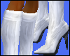 ! Leather White Stiletto