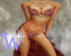 *W* Red Vegas Showgirl