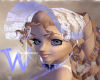 *W* Lace Bonnet Blue
