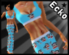 [e] Monkey Pajamas Blue