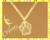 &curren;C&curren; Paw print Gold
