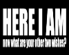 Here I am Sticker