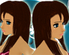 Dark brown hair