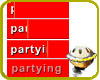 partying status sticker