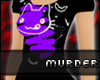 M� Black Kitty Top