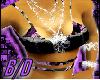 Purple/Black Halter