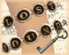 Typewriter Key Bracelets
