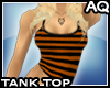 *AQ*Striped Tank Orange