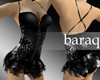 [bq]Black Feather Corset