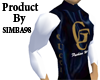 Blue Satin Gucci shirt 2