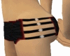 Black/Red Tribal Shorts