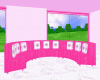 Pink&White Circular Sofa