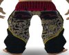 {SQ}Evisu Jeans Gold/Red