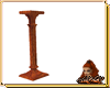 Stained Wood Pedestal