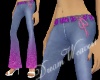Belted Sparkle Flares