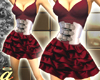 {a} RuffleSkirt Burgundy