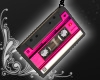 Cassette Earrings [pink]