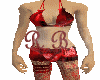 ClubbingTop&ShortsRed