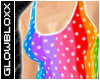 #Rainbow Dotty Tank#
