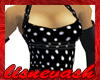 (L) Black Polka Dots DD