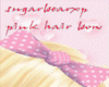 *sb* pink bow