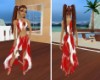 red hearts valentine