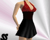 SS black/red dress