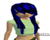 dark blue hair